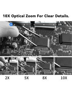 Cámara USB QILOVE 800P Monocromática 640fps Lente 5-50mm 2