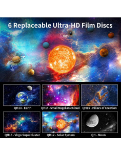 Proyector de Galaxia Mini VanSmaGo DWMD-02 Luz Nocturna 2