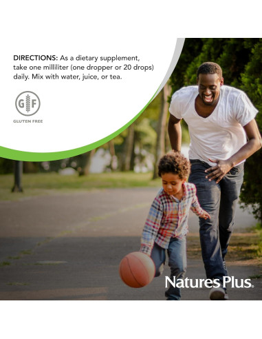 Natures Plus Semilla de Uva 25 mg Gotas Veganas 30 Porciones