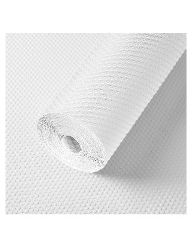 Forros de Estante MooiFun 30.48x152.4 cm Impermeables Blancos