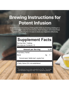 Té Digestivo Orgánico Amu Nutrition con Hoja de Ortiga 100g 2