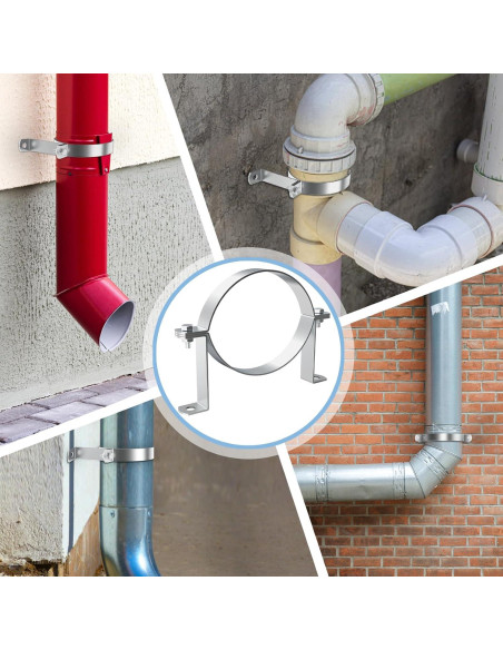 Correa de Pared de Ventilación B Fengone 6 Pulgadas 4 Pcs