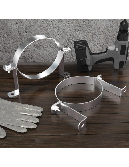 Correa de Pared de Ventilación B Fengone 6 Pulgadas 4 Pcs