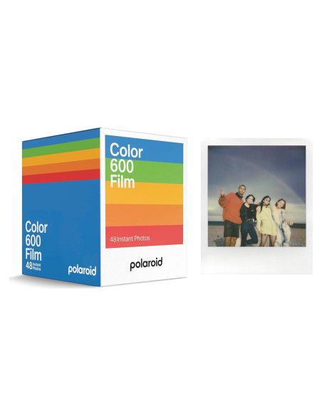 Papel Fotográfico Color Polaroid 600 - Paquete de 48 Fotos