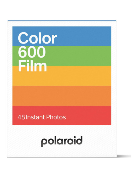 Papel Fotográfico Color Polaroid 600 - Paquete de 48 Fotos