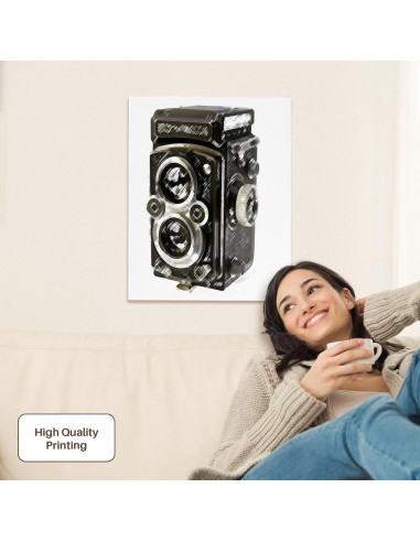 Envoltura de Lienzo 3dRose Cámara Vintage 50.8x40.6 cm
