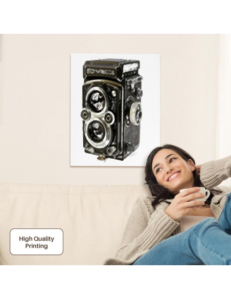 Envoltura de Lienzo 3dRose Cámara Vintage 50.8x40.6 cm