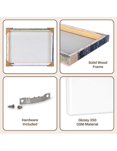 Envoltura de Lienzo 3dRose Cámara Vintage 50.8x40.6 cm