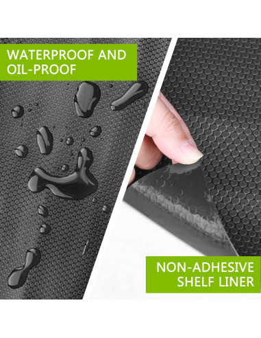 Forro de Estante HooTown 30x200 cm EVA No Adhesivo Negro