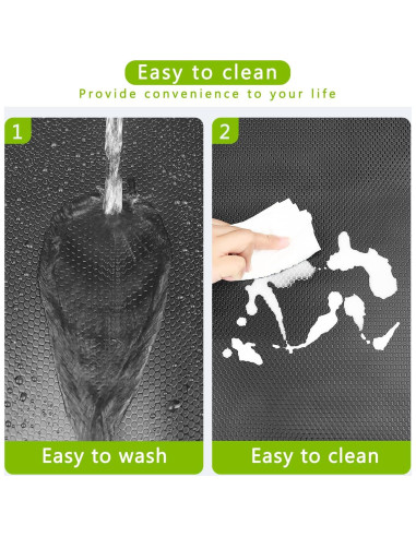 Forro de Estante HooTown 30x200 cm EVA No Adhesivo Negro