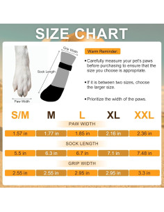 Botas Antideslizantes para Perros BEAUTYZOO - 6 Piezas Medianas 2