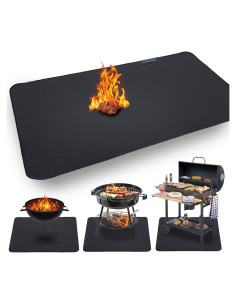 Alfombrilla de Barbacoa a Prueba de Fuego DXOKNQG 193x122 cm
