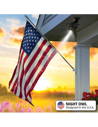 Cámaras de Seguridad Night Owl 1080p HD con Cable - Paquete de 2