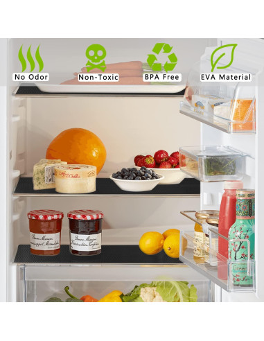 Forro de Estante HooTown 30x200 cm EVA No Adhesivo Negro