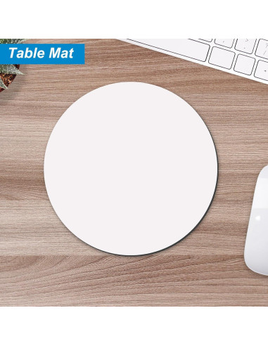 Hojas de Fieltro Antideslizantes 20.3 cm Azul uxcell - 8 Pcs