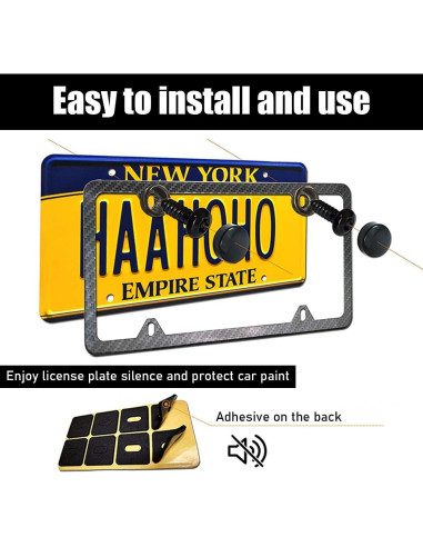 Kit de Tornillos Antirrobo para Placas de Licencia Povtii