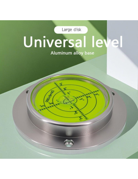 Nivel de Burbuja Horizontal The Yan He 90mm Aluminio