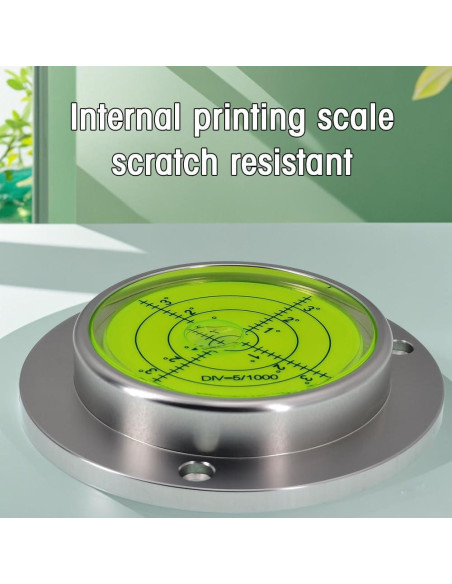 Nivel de Burbuja Horizontal The Yan He 90mm Aluminio