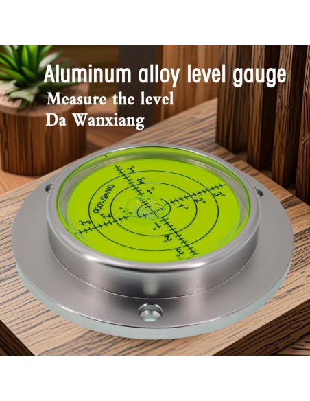 Nivel de Burbuja Horizontal The Yan He 90mm Aluminio