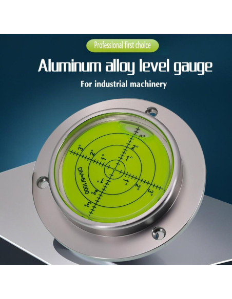 Nivel de Burbuja Horizontal The Yan He 90mm Aluminio