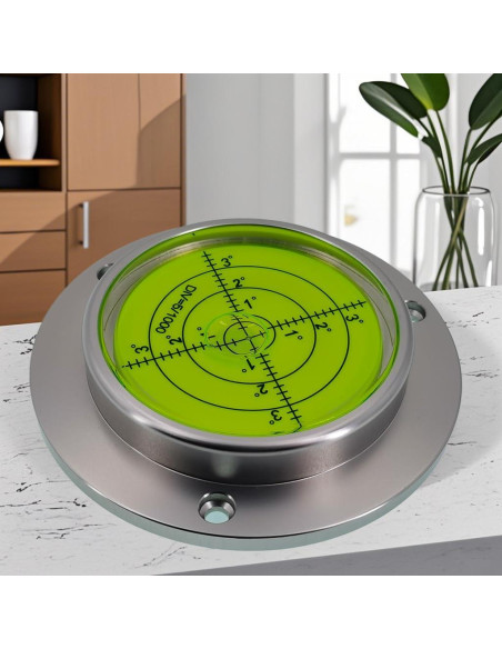 Nivel de Burbuja Horizontal The Yan He 90mm Aluminio