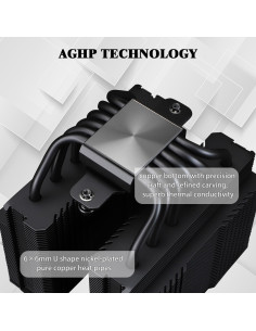 Enfriador de aire para CPU Thermalright PA120 Mini Negro 6 tubos 2