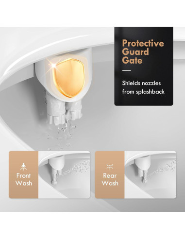 Accesorio de Bidet No Eléctrico Aquatiz con Manguera 2.4m