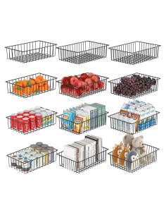 Cesta de Almacenamiento de Alambre Simple Trending 12 Piezas
