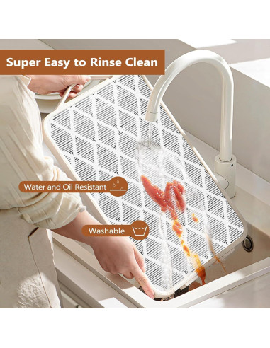 Forro de Cajón y Estante CLENAT Gris 0.93 m Antideslizante