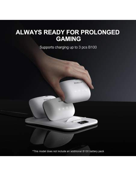 Base de Carga Rápida BOBOVR BD3 para 3 Baterías B100