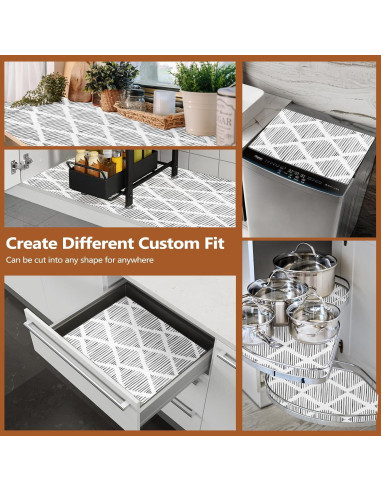 Forro de Cajón y Estante CLENAT Gris 0.93 m Antideslizante