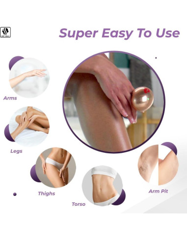 Afeitadora Eléctrica Skull Shaver Butterfly Kiss Pro Púrpura