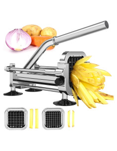 Cortador de Papas Fritas Manual Befano Acero Inoxidable 2 Tamaños
