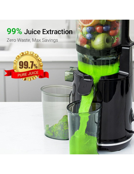 Exprimidor de Prensa Fría Aeitto Max5 1.7L Negro 250W