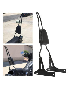 Respaldo Trasero Desmontable ECOTRIC Negro para Harley Dyna 2006-2016