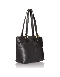 Bolsa de mano de cuero Bueno de California Gal, negra, grande 2