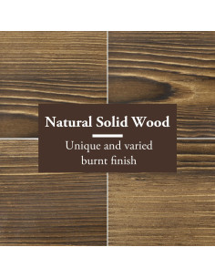 Cestas de Almacenamiento Decorativas MyGift - Juego de 2 Metal y Madera 2