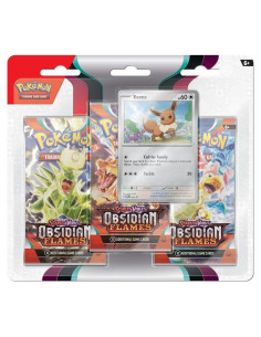 Pokémon TCG Escarlata y Púrpura Llamas de Obsidiana - 3 Sobres