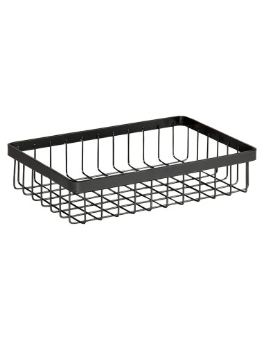 Canasta de Almacenamiento Metálica GET WB-962-MG 23x15x5 cm Gris