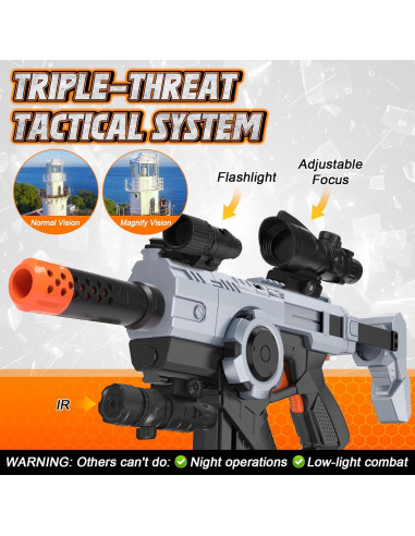 Pistola de Juguete Automática JakMean 21101 con Chaleco Táctico