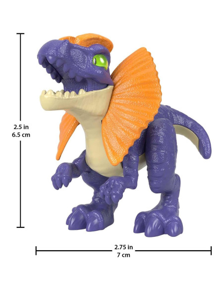 Figurita Dilophosaurus FP Imaginext Mundo Jurásico