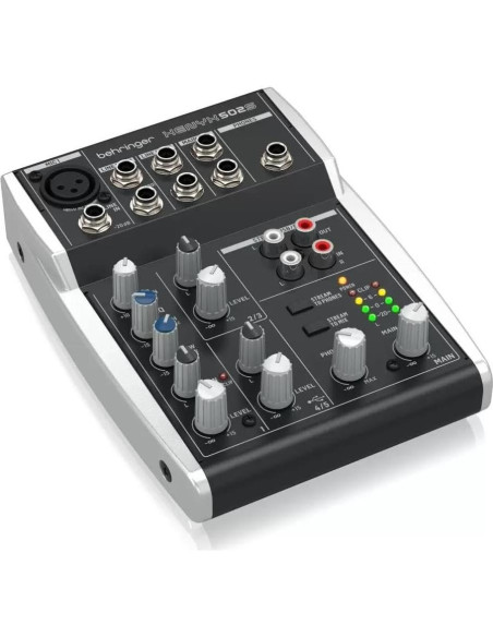 Mezclador Analógico Behringer XENYX 502S 5 Entradas USB