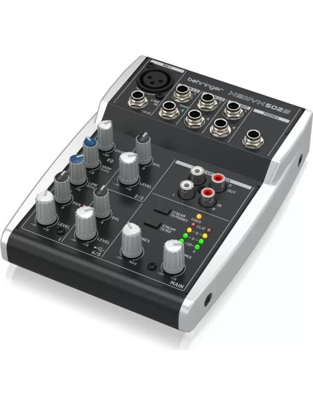 Mezclador Analógico Behringer XENYX 502S 5 Entradas USB