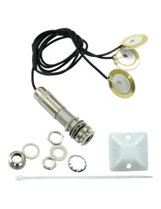 Transductor de Piezos Piutouyar 3 en 1 para Guitarra y Violín