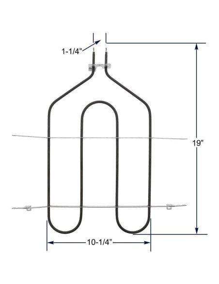 Elemento de Asado PRYSM WB44T10009 para Horno GE 3410W 240V