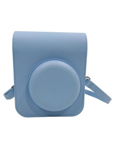 Funda Protectora Hxdzieory para Cámara Instax Mini 12 Azul Pastel