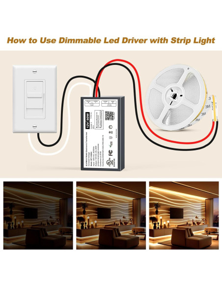 Transformador LED Regulable 12V 60W Triac ELV/MLV Adapter-Universe Transformador LED Regulable 12V 60W Triac ELV/MLV Adapter-Universe