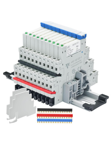 10 Relés Electromagnéticos 24V DC/AC ZJWZJH HF41F/24