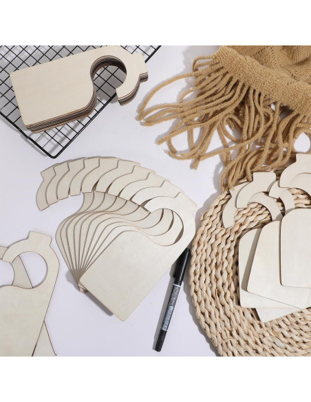 30 Separadores de Closet LLOUSSAK en Madera Blanca con Marcador