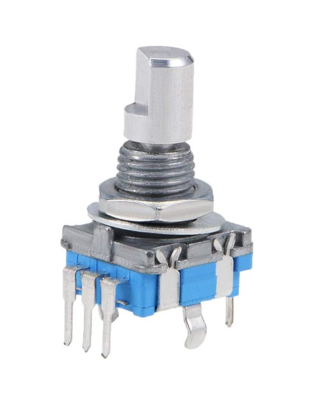 Encoder Rotativo uxcell 360 Grados 5 Pines Eje D 6mm 5Pcs